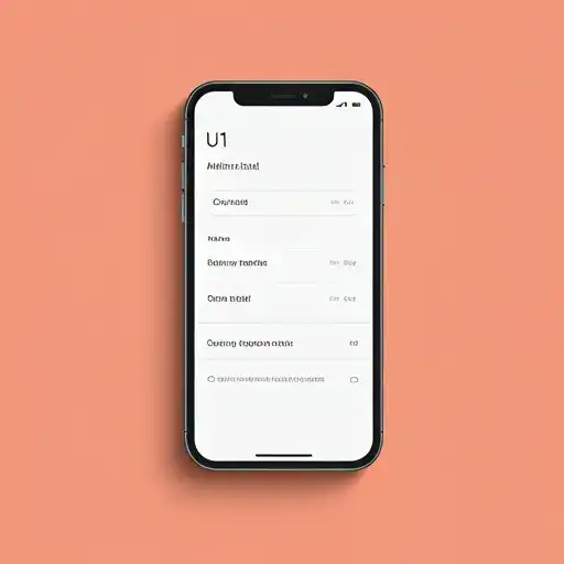Mobile app UI